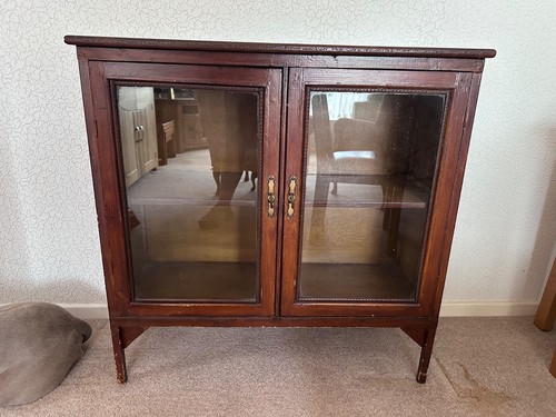 Vintage oak glass - vintage, china
