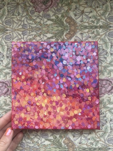Small abstract pointillism - small,