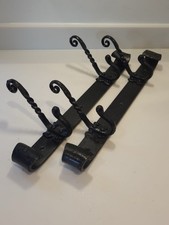 Pair Of Rare Antique Cast Iron