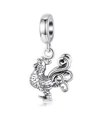 Rooster Charm Genuine S925