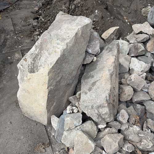 Granite rocks rockery - rocks,, rockery,