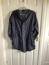 Navy & White Spotted Rain