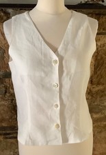 JOYCE RIDINGS ECRU LINEN