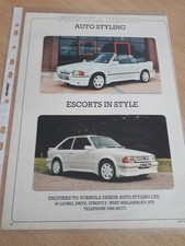 Ford Escort XR3i Saloon &