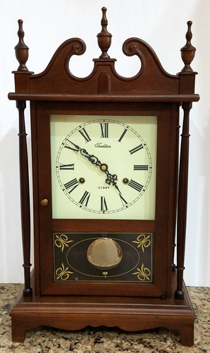 Pillar scroll chime - &, mantel