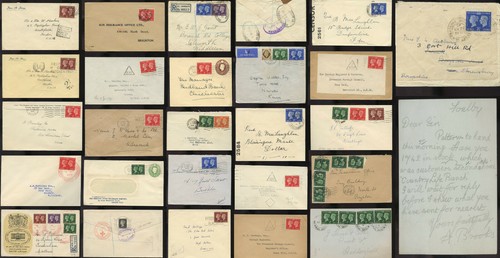 1940 centenary frankings - centenary,