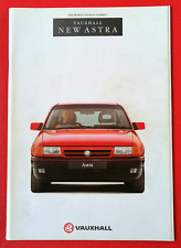 1991-92 VAUXHALL ASTRA Mk3 UK Launch Sales Brochure - GSi SRi Si CD GLS LS Merit