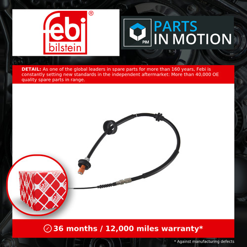 Handbrake cable rear right - cable,