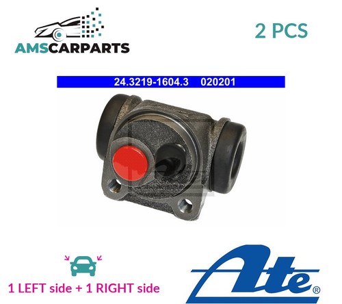 Drum wheel brake cylinder - brake, pair
