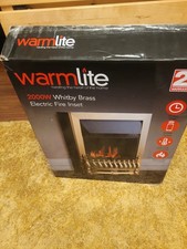 WarmLite Whitby Brass 2kW LED