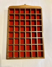 Vintage wooden curio shelf - ,