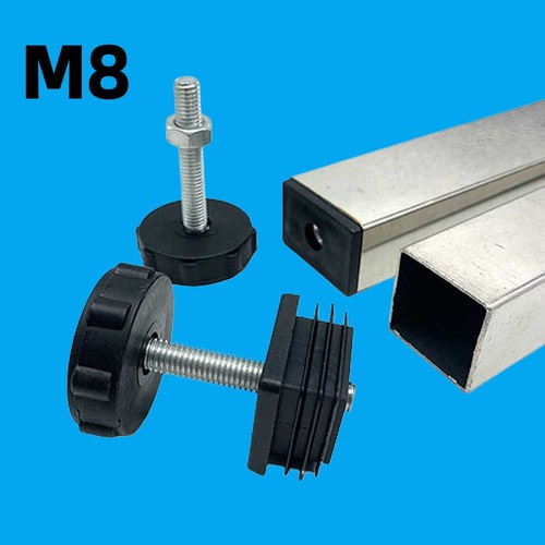 Square plastic end caps - square,
