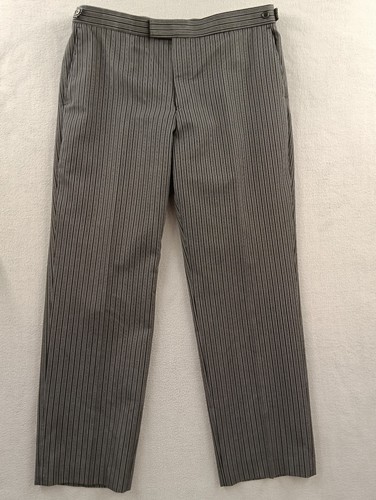 Men grey black pinstripe - grey,