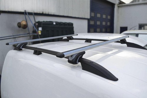 Black aluminium roof rails - black,