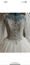 Sottero and Midgley Calvin Wedding Dress Sz 12 CAN Sz 16 UK