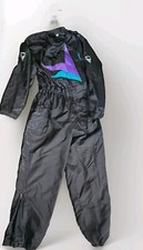 Mens Frank Thomas Motorcycle Rain Suit Intergrated in a bag VGC 