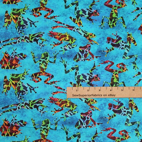Cerulean colored frog - cerulean, jewels