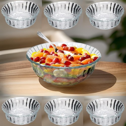 7pc salad glass bowl - 7pc,