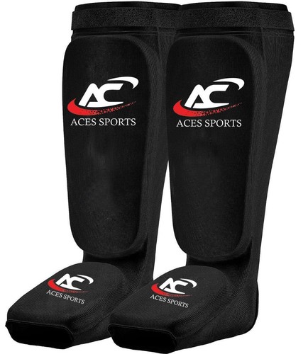 Boxing shin instep pads - boxing,