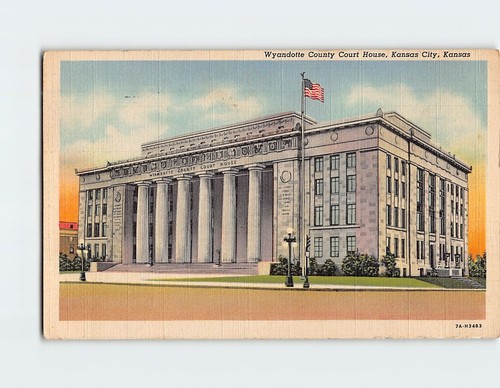 Postcard wyandotte county - postcard,