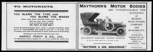 1909 advertising maythorn s - *, maythorn's