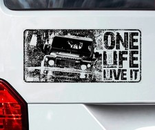ONE LIFE, LIVE IT - Car Window
