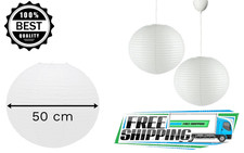 2x White Paper Lantern
