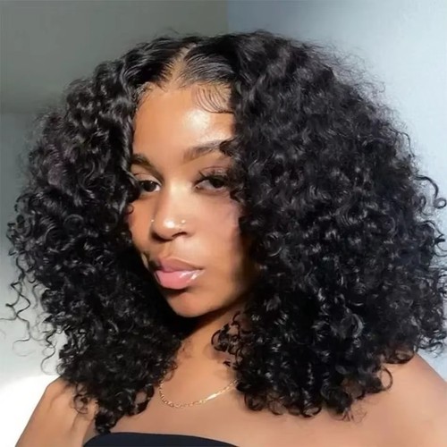 Brazilian curly short bob - curly,