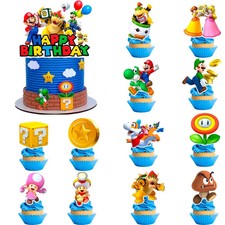 13 Pcs Super Mario Cake