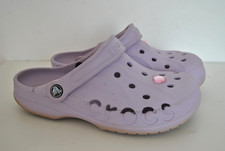Purple soft rubber slip on women unisex crocband clogs size 4 (M4 W6) Crocs