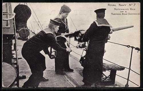 Royal navy hotchkiss gun - navy,,