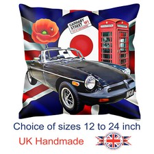 Car Art MGB Roadster Cushion