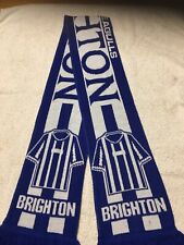 BRIGHTON FOOTBALL SCARF BRAND NEW LOW PRICE BRIGHTON FOOTBALL CLUB SCARF