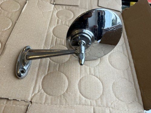 Lucas chrome wing door mirror - chrome,