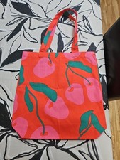 NEW T K MAXX TREASURE SHOPPER TOTE BAG CHERRY DESIGN