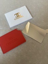 Chanel Red Pocket Mirror