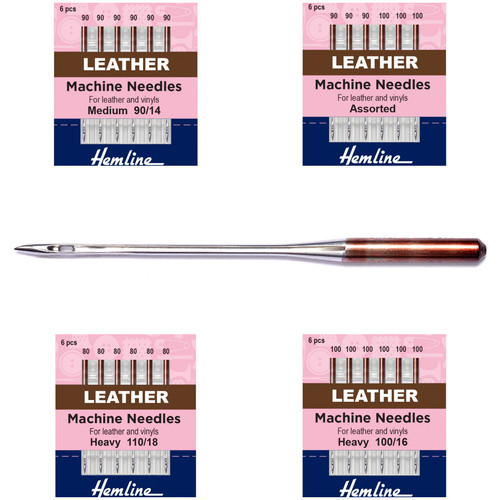 Leather machine needles - machine,