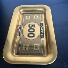Monopoly Filthy Rich Money Tray Gold Man Cave Or Family Entertaiment Hasbro