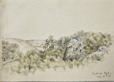 3 x 1868 Pencil and wash