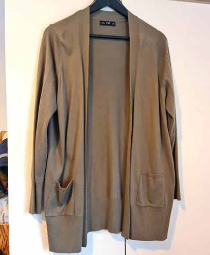 Olive green knit v - knit, v-neck