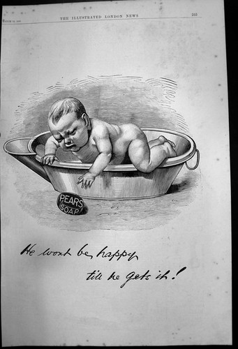 Original old antique print - original,