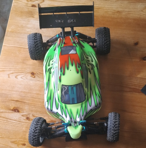 Green off road buggy - rc, off-road
