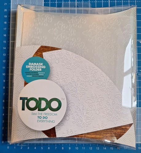 Todo damask embossing - embossing, folder