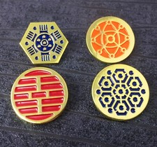 Alien USCSS Nostromo Weyland Yutani Crew Uniform Officer Pins 