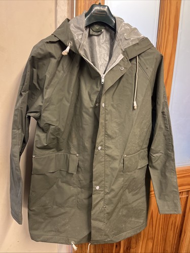 Pvc raincoat with zip and - pvc, hood