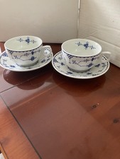 Furnivals Blue Denmark Teacups