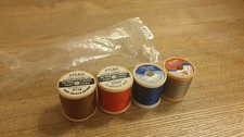 4 x Vintage SYLKO Cotton Reels -  D115, D306, 142 & 274 Plenty Of Cotton On Each