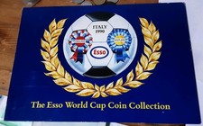 Esso Fifa World Cup Italia '90 Coin Collection England/Scotland Complete Set .