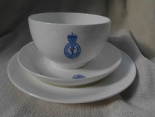 ADMIRALTY ROYAL NAVY OFFICERS CROCKERY ~ CUP SAUCER & PLATE