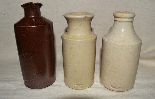 Antique stoneware pots these - pots,,